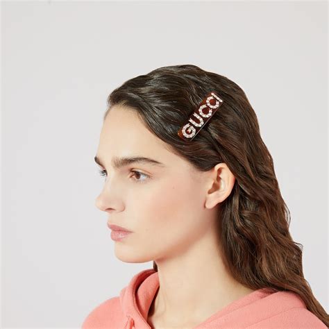 gucci barrett|gucci single hair clip.